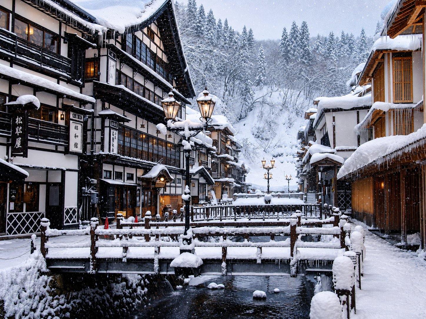【銀雪東北・5 日】保證入住銀山溫泉・藏王纜車｜全程和風名湯・專車尊榮奢華巡禮